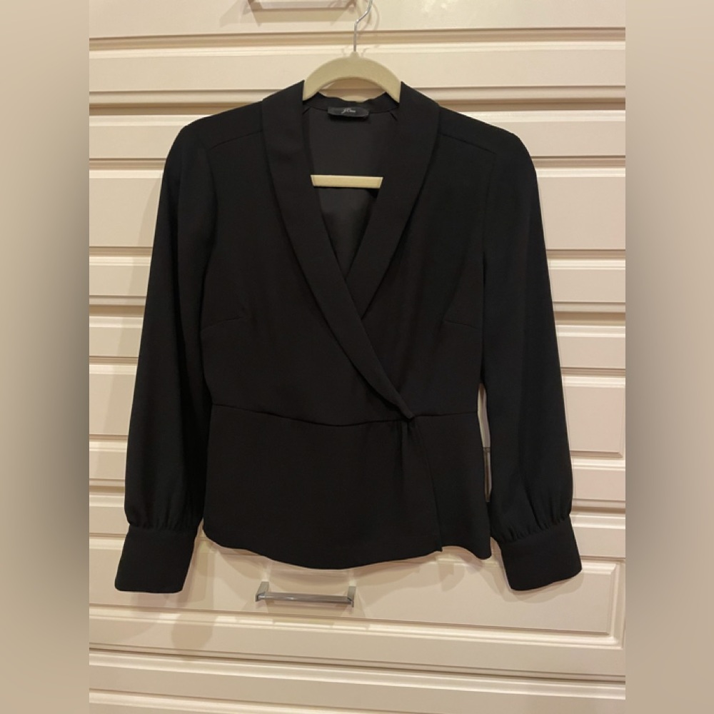 J. Crew wrap top, size 4